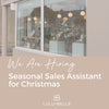 We Are Hiring - Seasonal Sales Assistant - Lulu + Belle Jewellery