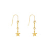 Drop Gold Star Earrings - Lulu + Belle Jewellery