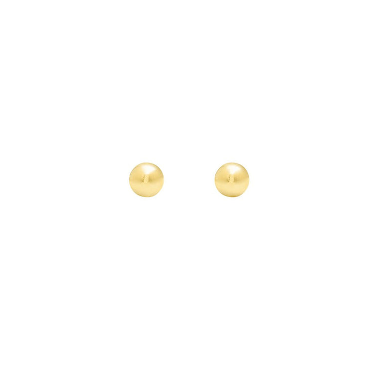 Gold Ball Studs - Lulu + Belle Jewellery