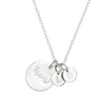 Mamó Necklace for Grandmother with Initials Silver - Lulu + Belle ® Jewellery