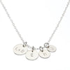 Add 13 mm + 11 mm + 9 mm silver discs - Lulu + Belle Jewellery